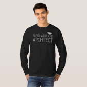 Paper Plane Folded Airplane Folding Glider Origami T-shirt (Voorkant volledig)
