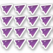 Paper Plane Night Sky Travel Herinnering Bujo Plan Sticker (Voorkant)