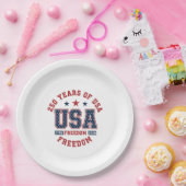 Paper Plate-250th American Independence Tableware Papieren Bordje (Feest)