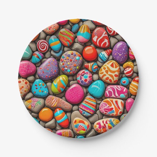 Paper Plate 7" Papieren Bordje (Voorkant)