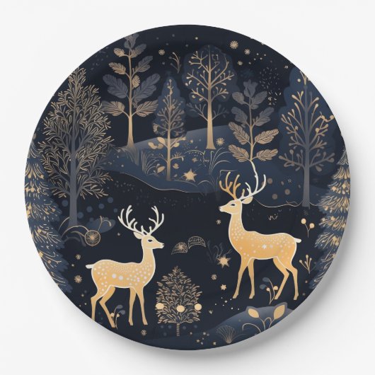Paper Plate-Christmas Tableware Papieren Bordje (Voorkant)