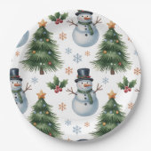Paper Plate-Christmas Tableware Papieren Bordje (Voorkant)