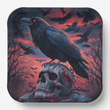 Paper Plate Crow 2 02
