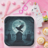 Paper Plate Crow 2 07 Papieren Bordje (Feest)