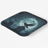 Paper Plate Crow 2 07 Papieren Bordje (Gebogen)