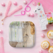 Paper Plate Curtain in the Wind Papieren Bordje (Feest)