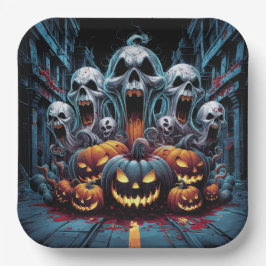 Paper Plate Dark Art Serie 12 Papieren Bordje