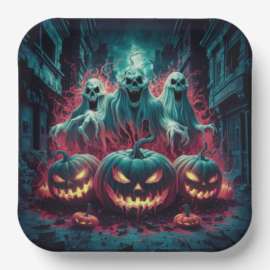 Paper Plate Dark Art Serie 14 Papieren Bordje (Voorkant)