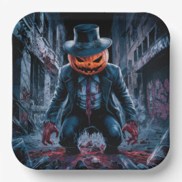 Paper Plate Dark Art Serie 1 02 Papieren Bordje