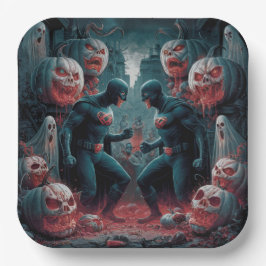 Paper Plate Dark Art Serie 1 04 Papieren Bordje