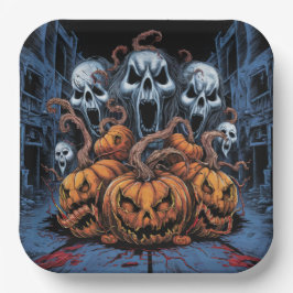 Paper Plate Dark Art Serie 1 09 Papieren Bordje