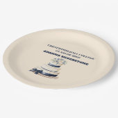 Paper Plate-Editable Graduation Party Plates Papieren Bordje (Gekanteld)