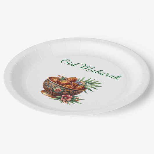 Paper Plate-Eid Mubarak Tableware Papieren Bordje (Gekanteld)