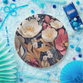 Paper Plate floral wedding/shower Papieren Bordje (Feest)