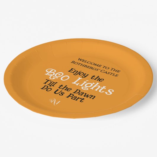 Paper Plate : HALLOWEEN #2 Papieren Bordje (Gekanteld)