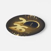 Paper Plate-Happy New Year 2026 Tableware Set Papieren Bordje (Gekanteld)
