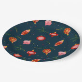 paper plate HO  HO  HO Papieren Bordje (Gekanteld)