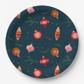 paper plate HO  HO  HO Papieren Bordje (Voorkant)