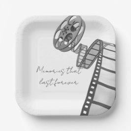 Paper plate of memories papieren bordje