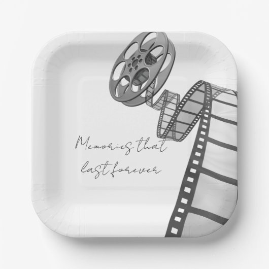 Paper plate of memories papieren bordje (Voorkant)