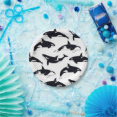 paper plate orca papieren bordje (Feest)