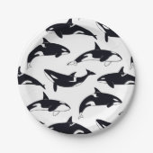 paper plate orca papieren bordje (Voorkant)