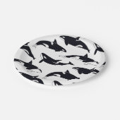 paper plate orca papieren bordje (Gekanteld)