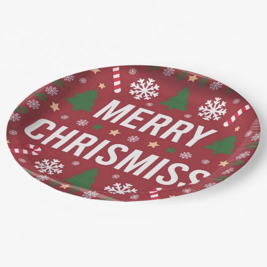 Paper Plate Papieren Bordje (Gekanteld)