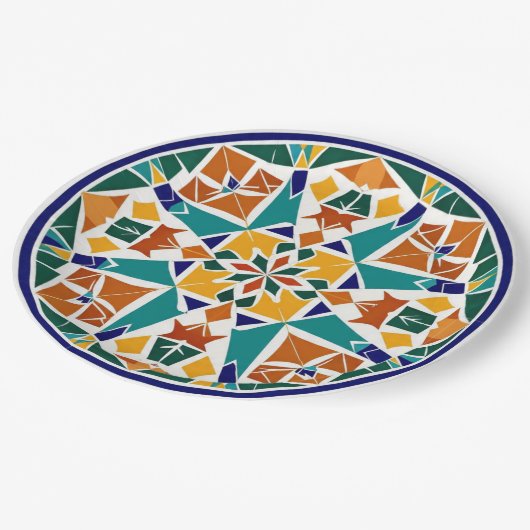 Paper Plate Papieren Bordje (Gekanteld)