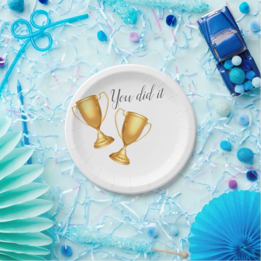 Paper plate upon success papieren bordje (Feest)