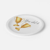 Paper plate upon success papieren bordje (Gekanteld)