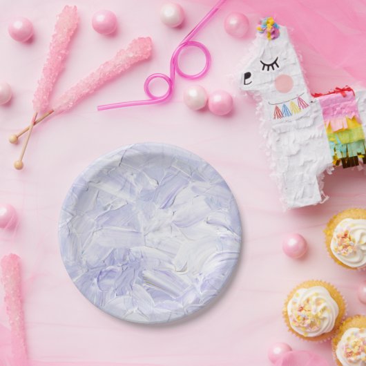 Paper Plates 17,8 cm - Paint Pattern Papieren Bordje (Feest)