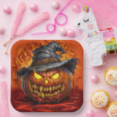 Paper Plates 9 Pumpkin 05 Papieren Bordje (Feest)
