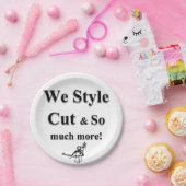 Paper Plates Barber Papieren Bordje (Feest)