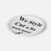 Paper Plates Barber Papieren Bordje (Gekanteld)