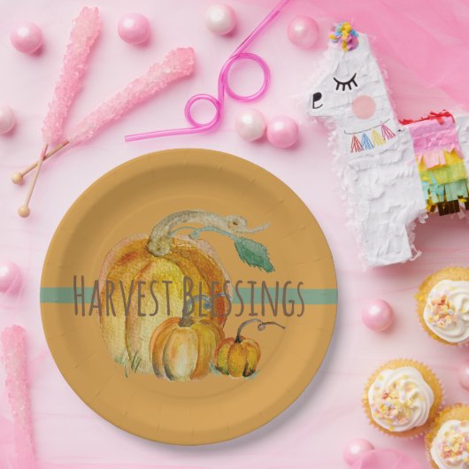 Paper Plates: Harvest Blessings Papieren Bordje (Feest)
