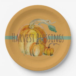 Paper Plates: Harvest Blessings Papieren Bordje
