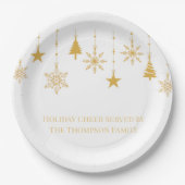 Paper Plates – Holiday Celebration Tableware Papieren Bordje (Voorkant)