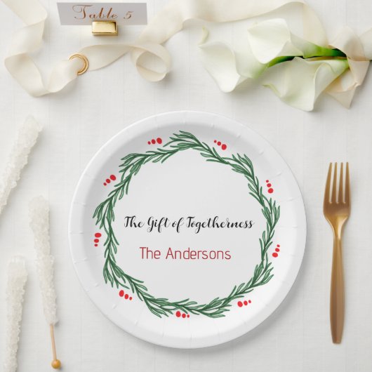 Paper Plates – Holiday Party Dining Essentials Papieren Bordje (Huwelijk)