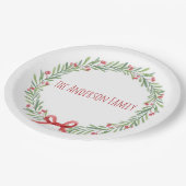 Paper Plates – Holiday  Table Décor Essentials Papieren Bordje (Gekanteld)