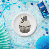 Paper Plates, Oreo Birthday Cupcake  Papieren Bordje (Feest)