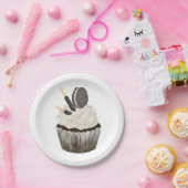 Paper Plates, Oreo Birthday Cupcake  Papieren Bordje (Feest)