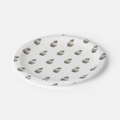 Paper Plates, Oreo Chocolate Cupcake  Papieren Bordje (Gekanteld)