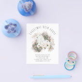 PAPER Polar Beer Kerstmis Open House Uitnodiging Flyer (Enkel)