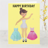 PAPER POP 5X7 VERJAARDAGSKAART VOOR MEISJE KAART (Gele Bloem)