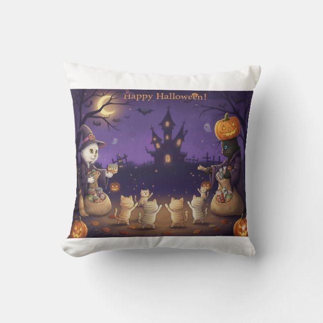 Paper&Pukku Happy Halloween! Kussen (Voorkant)