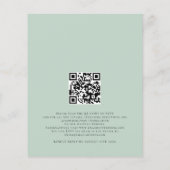 PAPER QR Code Eucalyptus Weddenschap Flyer (Achterkant)