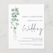 PAPER QR Code Eucalyptus Weddenschap Flyer (Voorkant)