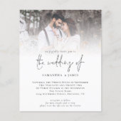 PAPER QR-code Uitnodiging tot weduwschap via het f Flyer (Voorkant)