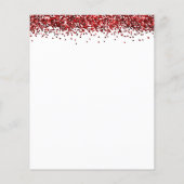 PAPER Red Glitter 21e partij nodigt uit Flyer (Achterkant)